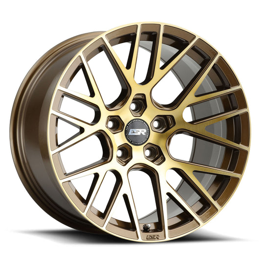 ESR RF11 18x9.5 5x120 Wheel - Gloss Brushed Bronze wheel for BMW E90/E92/E93 M3, F80/F82/F83 M3 & M4, F87 M2 - Iconic Garage