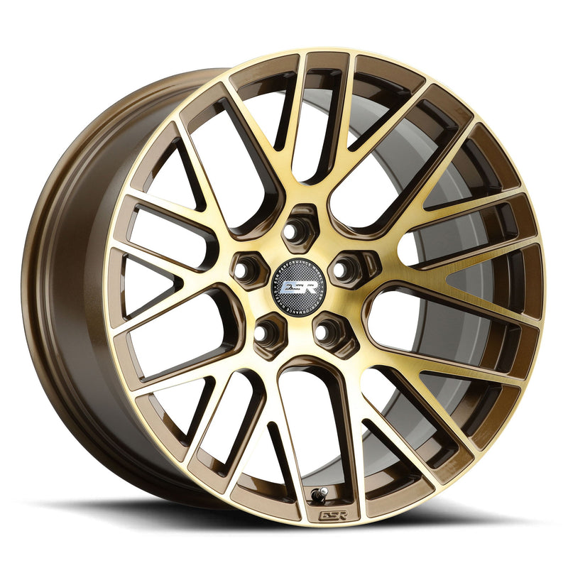 ESR RF11 18x9.5 5x120 Wheel - Gloss Brushed Bronze wheel for BMW E90/E92/E93 M3, F80/F82/F83 M3 & M4, F87 M2 - Iconic Garage