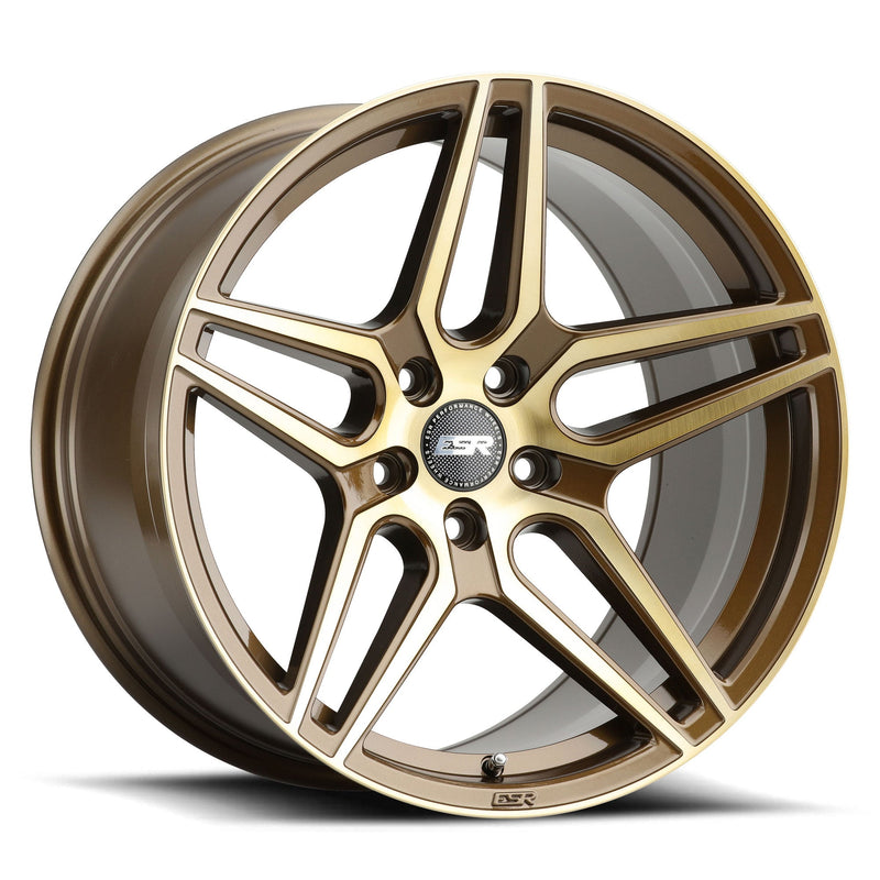 ESR RF15 19x9.5 5x120 Wheel - Gloss Brushed Bronze wheel for BMW F80/F82/F83 M3 & M4, F87 M2 - Iconic Garage