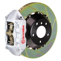 brembo m3 (e90/e92/e93) rear gt bbk 4 piston cast 380x28 2pc rotor slotted type-1-silver bmw m3 e92 e9x iconic garage