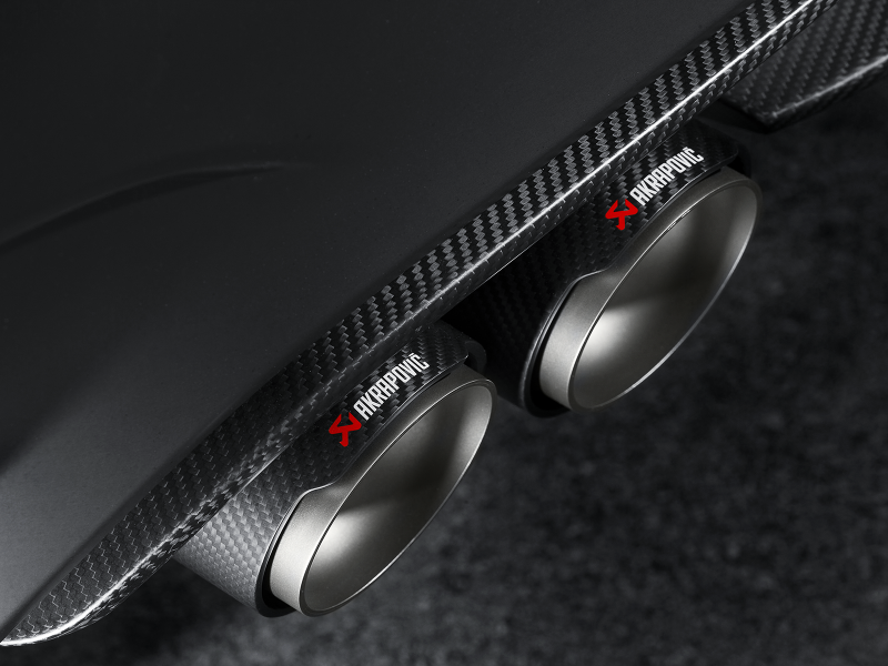 akrapovic bmw m3/m4 (f80/f82) tail pipe set (carbon) bmw m3 m4 f80 f82 f8x iconic garage