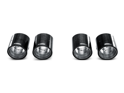 akrapovic bmw m3 (e90/e92/e93) tail pipe set (carbon) bmw m3 e92 e9x iconic garage