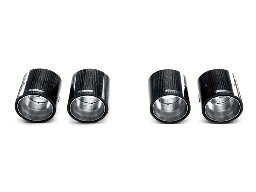 akrapovic bmw m3 (e90/e92/e93) tail pipe set (carbon) bmw m3 e92 e9x iconic garage