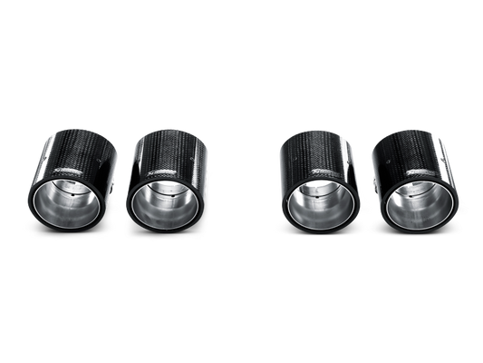 akrapovic bmw m3 (e90/e92/e93) tail pipe set (carbon) bmw m3 e92 e9x iconic garage