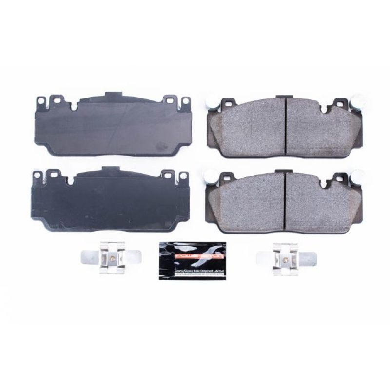 power stop bmw m3 front z23 evolution sport brake pads w/hardware f8x bmw m3 m4 f80 f82 f8x iconic garage