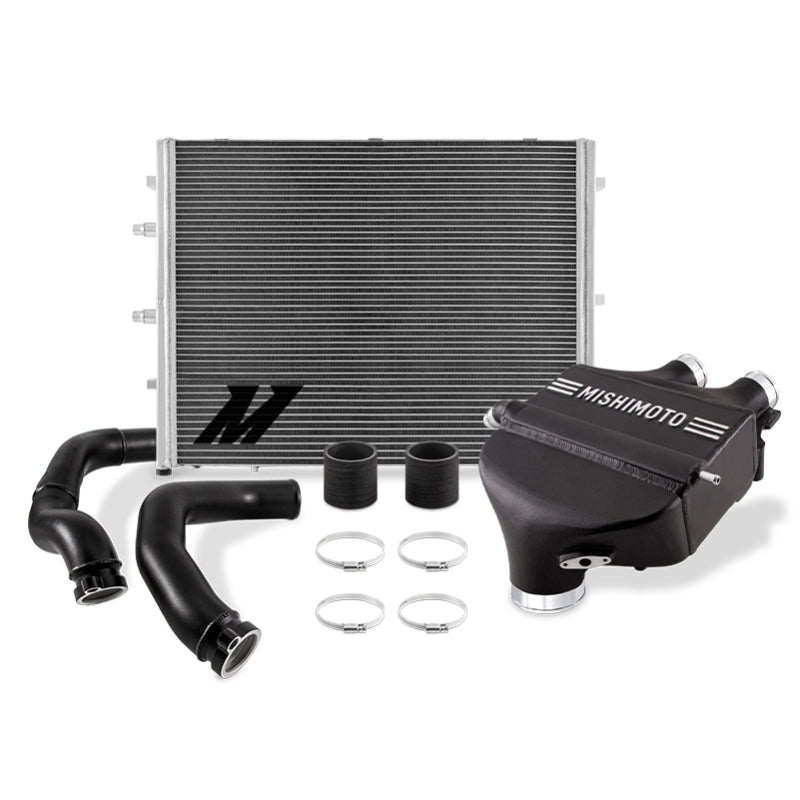mishimoto 2015+ bmw f8x m3/m4 performance air-to-water intercooler power pack bmw m3 m4 f80 f82 f8x iconic garage