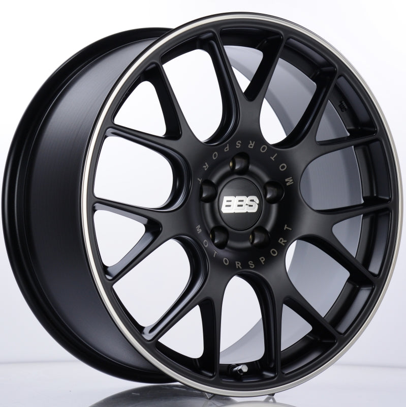 BBS CH-R 19x9.5 ET35 5x112 Satin Black Polished Rim Protector