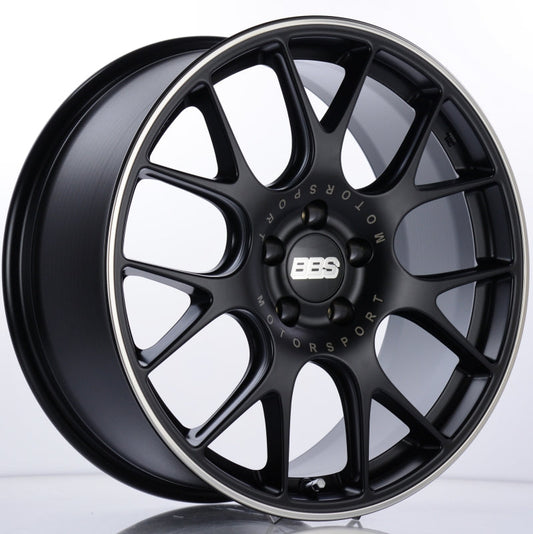 BBS CH-R 19x9.5 ET35 5x112 Satin Black Polished Rim Protector