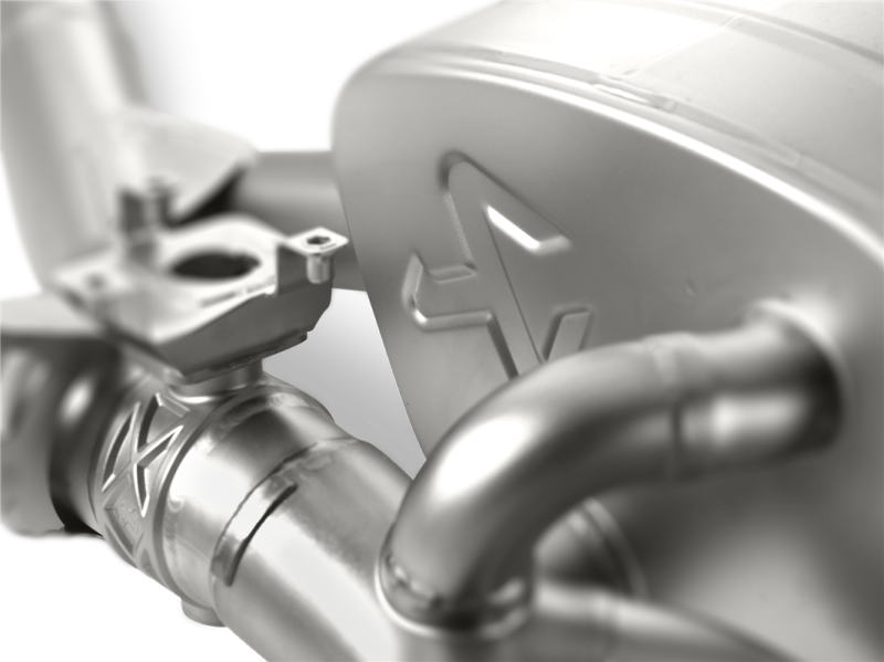 akrapovic bmw m3/m4 (f80/f82) slip-on line (titanium) (req. tips) bmw m3 m4 f80 f82 f8x iconic garage