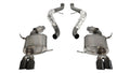 corsa bmw m3 e90 black sport cat-back exhaust bmw m3 e92 e9x iconic garage