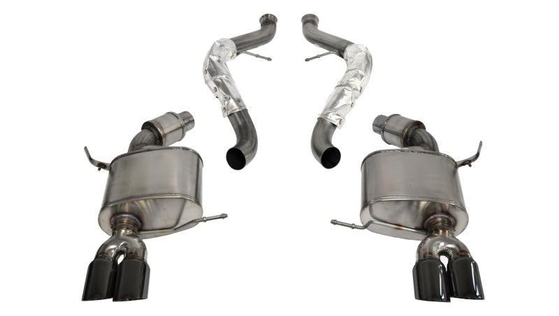 corsa bmw m3 e90 black sport cat-back exhaust bmw m3 e92 e9x iconic garage