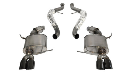 corsa bmw m3 e90 black sport cat-back exhaust bmw m3 e92 e9x iconic garage