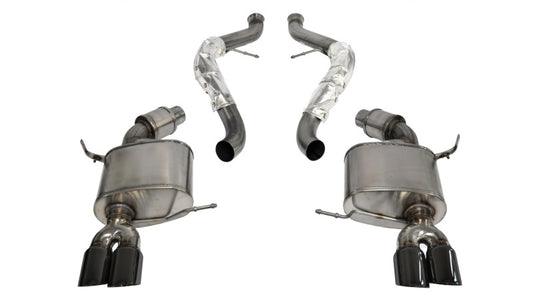 corsa bmw m3 e90 black sport cat-back exhaust bmw m3 e92 e9x iconic garage