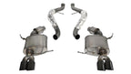 corsa bmw m3 e90 black sport cat-back exhaust bmw m3 e92 e9x iconic garage