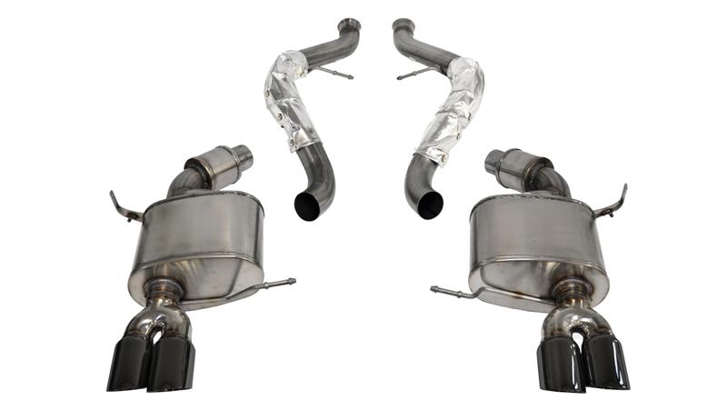 corsa bmw m3 e90 black sport cat-back exhaust bmw m3 e92 e9x iconic garage