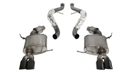 corsa bmw m3 e90 black sport cat-back exhaust bmw m3 e92 e9x iconic garage