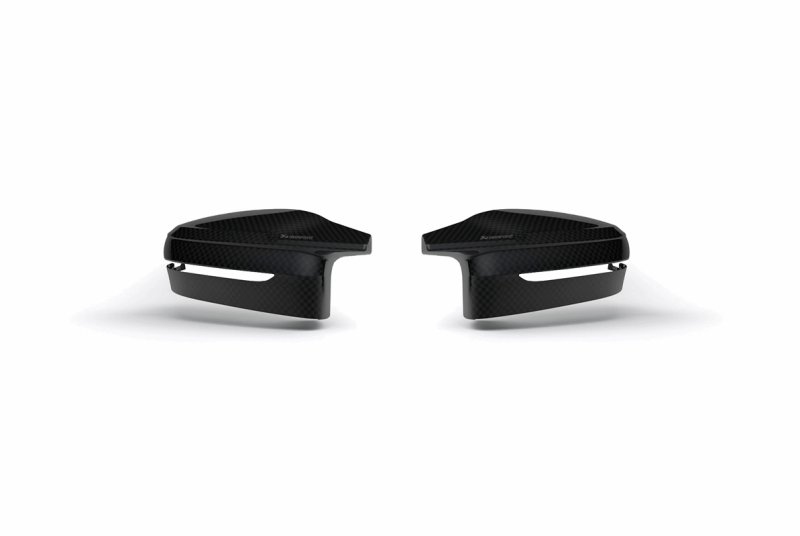 akrapovic 2021+ bmw (g87) m2, (g80) m3 & (g82) m4 mirror cap set- gloss carbon bmw m3 m4 g80 g82 g8x iconic garage