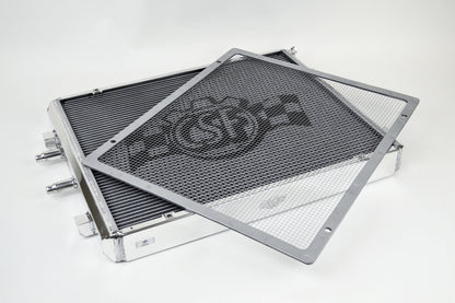 csf 2014+ bmw m3/m4 (f8x) front mount heat exchanger w/rock guard bmw m3 m4 f80 f82 f8x iconic garage