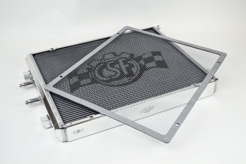 csf 2014+ bmw m3/m4 (f8x) front mount heat exchanger w/rock guard bmw m3 m4 f80 f82 f8x iconic garage