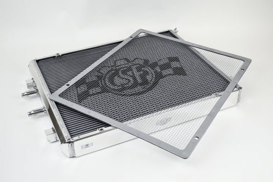 csf 2014+ bmw m3/m4 (f8x) front mount heat exchanger w/rock guard bmw m3 m4 f80 f82 f8x iconic garage