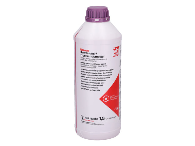 Coolant / Antifreeze - Audi/VW G12evo (1.5 Liter) - febi bilstein - Pack of 6