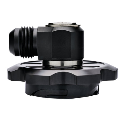 S58 Billet Multi Baffled Oil Cap with AN Swivel Option - Oil Cap Only - NRW Design BMW performance part - Iconic Garage