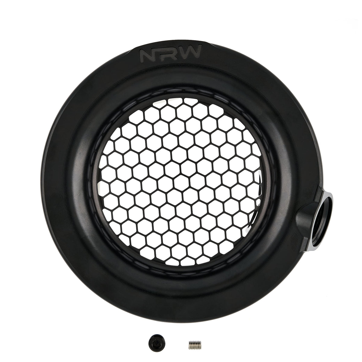 4" Single Turbo Velocity Stack with 1/8" NPT and 12AN Intake Port - Black - NRW Design BMW performance part - Iconic Garage