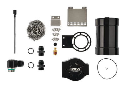 G8X Single Turbo or FMI Catch Can Kit - Catch Can with Single Turbo Bracket - NRW Design BMW performance part - Iconic Garage