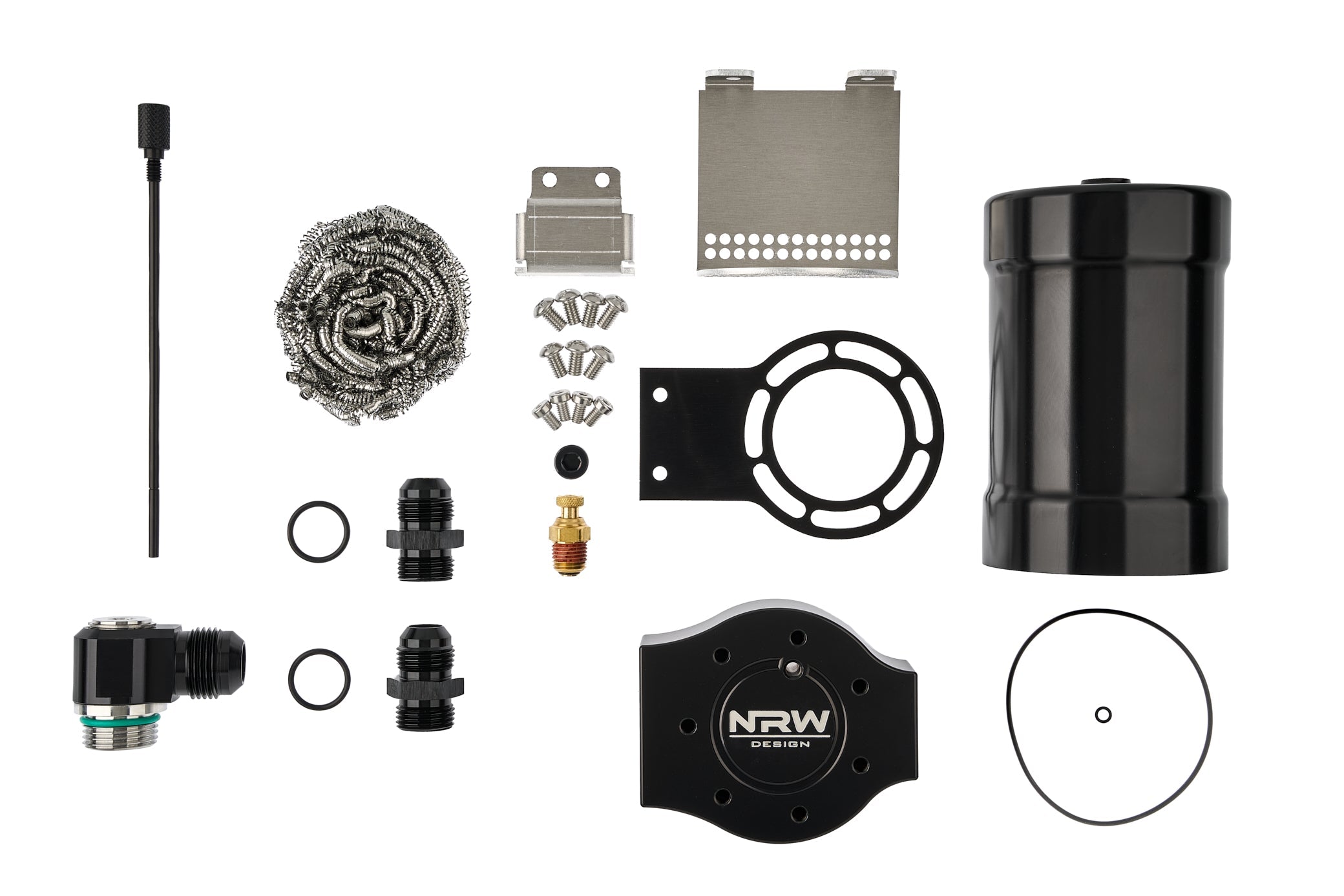 G8X Single Turbo or FMI Catch Can Kit - Catch Can No Bracket - NRW Design BMW performance part - Iconic Garage
