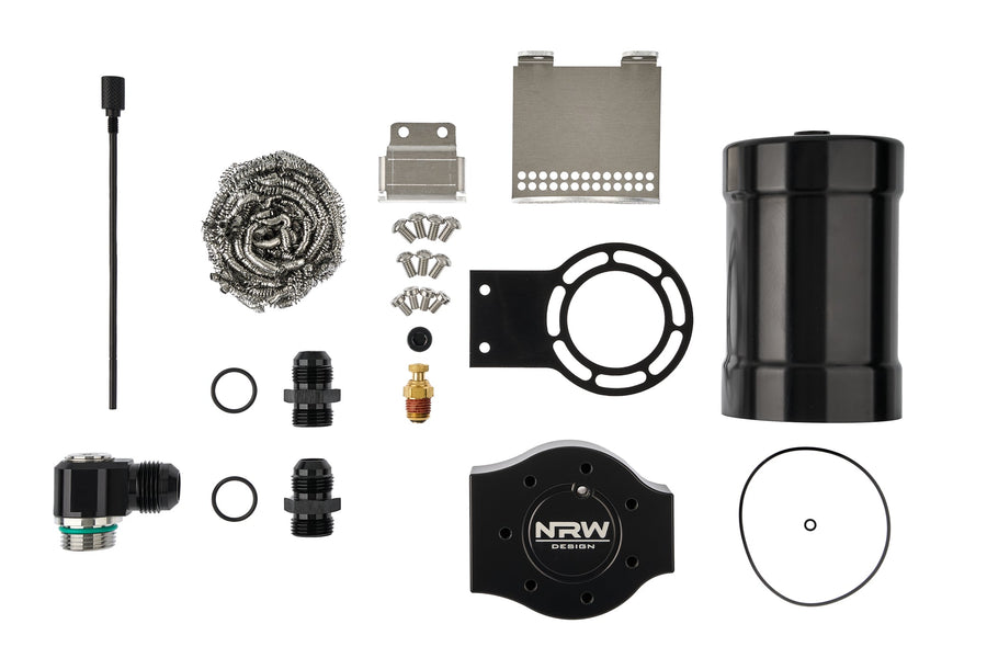 G8X Single Turbo or FMI Catch Can Kit - Catch Can No Bracket - NRW Design BMW performance part - Iconic Garage