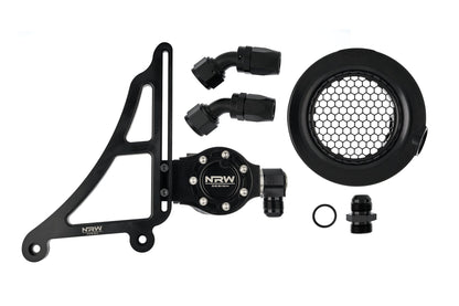 G8X Single Turbo or FMI Catch Can Kit - Catch Can with Single Turbo Bracket & 4'' Velocity Stack - NRW Design BMW performance part - Iconic Garage