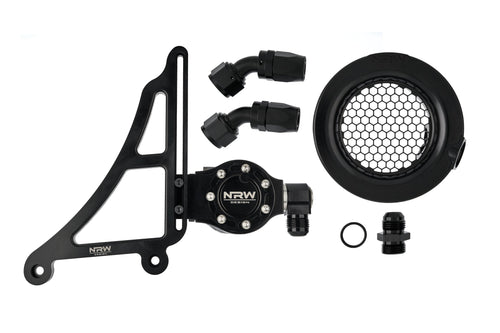 G8X Single Turbo or FMI Catch Can Kit - Catch Can with Single Turbo Bracket & 4'' Velocity Stack - NRW Design BMW performance part - Iconic Garage
