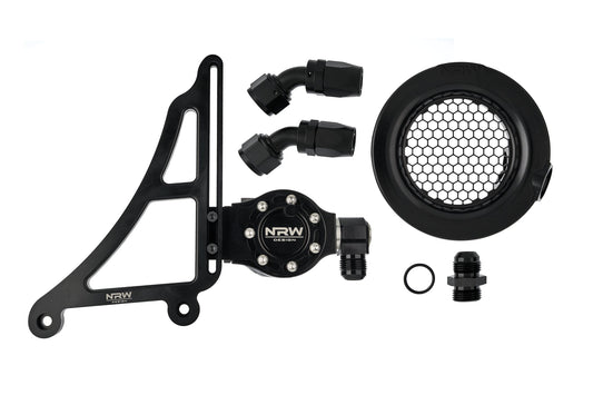 G8X Single Turbo or FMI Catch Can Kit - Catch Can with Single Turbo Bracket & 4'' Velocity Stack - NRW Design BMW performance part - Iconic Garage