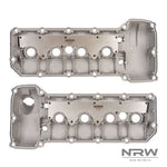 S65 ALUMINUM VALVE COVER SET - Wrinkle Red - NRW Design BMW performance part - Iconic Garage
