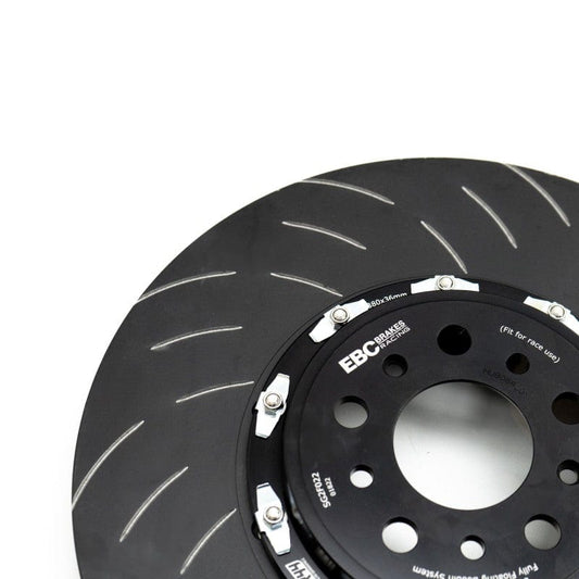 EBC Racing 2021+ BMW M3/M4 (G80/G82/G87) Rear Brake Kit w/ Ultimax Pads and 2pc SG Racing Rotors