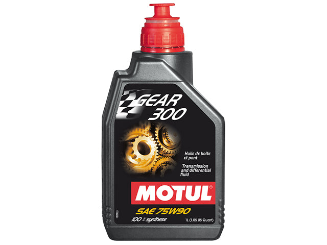 Differential Oil - SAE 75W-90 Synthetic (1 Liter) - Motul Gear 300 - Pack of 6