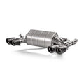 Akrapovic 2018+ BMW M2 Competition/M2 CS (F87N) Slip-On Line (Titanium) w/Carbon Fiber Tips - F87 M2