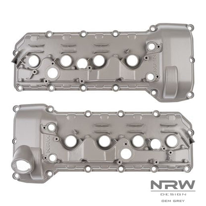 S65 ALUMINUM VALVE COVER SET - OEM Grey - NRW Design BMW performance part - Iconic Garage