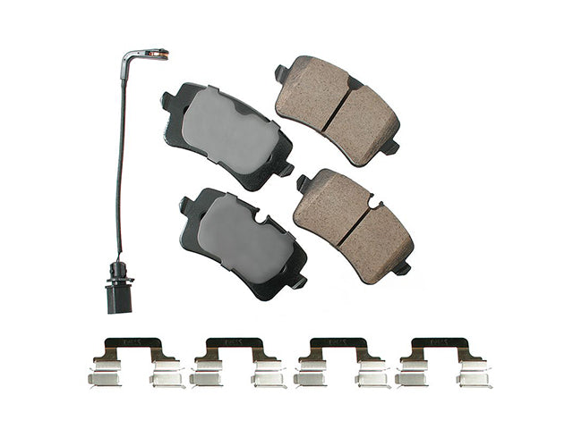 Brake Pad Set - Rear - Akebono Euro (PAB698451)