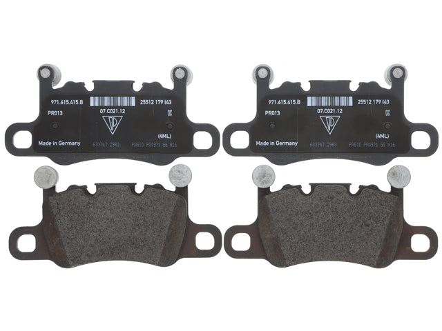 Brake Pad Set - Rear - Genuine Porsche (PAE698451)