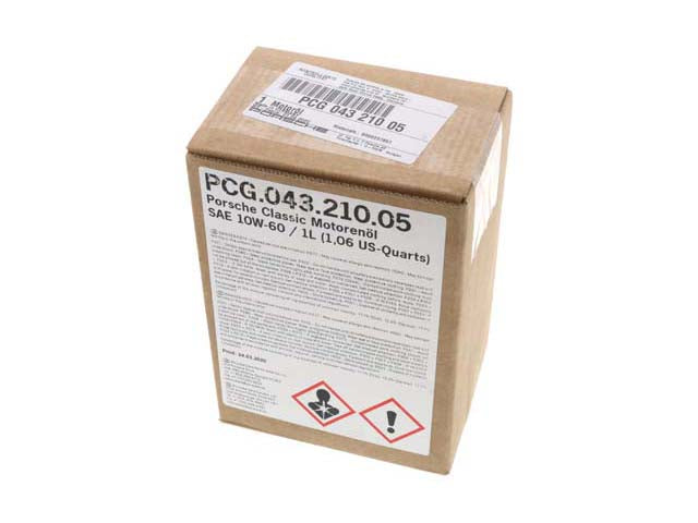 Engine Oil - Porsche Classic - 10W-60 Synthetic - Genuine Porsche - Pack of 4