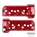 S65 ALUMINUM VALVE COVER SET - Smooth Red (PMB-5644) - NRW Design BMW performance part - Iconic Garage