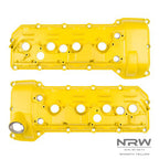 S65 ALUMINUM VALVE COVER SET - Smooth Yellow (PMB-4847) - NRW Design BMW performance part - Iconic Garage