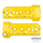 S65 ALUMINUM VALVE COVER SET - Smooth Yellow (PMB-4847) - NRW Design BMW performance part - Iconic Garage