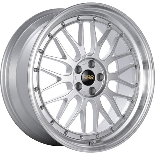 bbs lm 20x9.5 et36 5x112 diamond silver center diamond cut lip