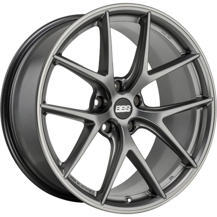 bbs ci-r 20x10 et25 5x112 platinum silver polished rim protector