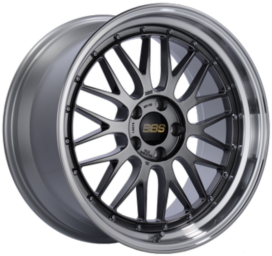 BBS LM 19x9.5 ET35 5x120 Diamond Black Center Diamond Cut Lip