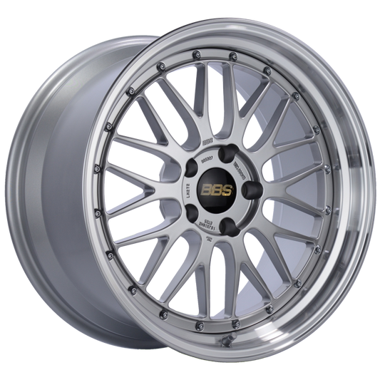 BBS LM 19x10 ET25 5x120 Diamond Silver Center Diamond Cut Lip