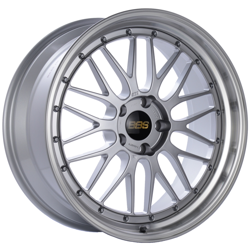 BBS LM 19x9.5 ET35 5x120 Diamond Silver Center Diamond Cut Lip