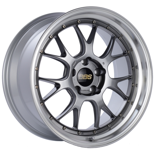 BBS LM-R 19x9.5 ET25 5x120 Diamond Black Center Diamond Cut Lip